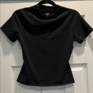 Quince Black Short Sleeve Tee